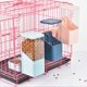 thumbnail image 2 of Greeniant Alimentador de alimentos para mascotas, de agua, tetera de alimentación, dispensador Universal de bebidas para animales, recipiente Suministros para gatos Cian Greeniant PT004153-02, 2 of 6