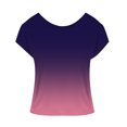 thumbnail image 4 of beishanbush Summer Sales Saving $10 Summer T Shirts Women's Blouse,Short Sleeve Neck Cute Trendy Summer Under $10, 4 of 4