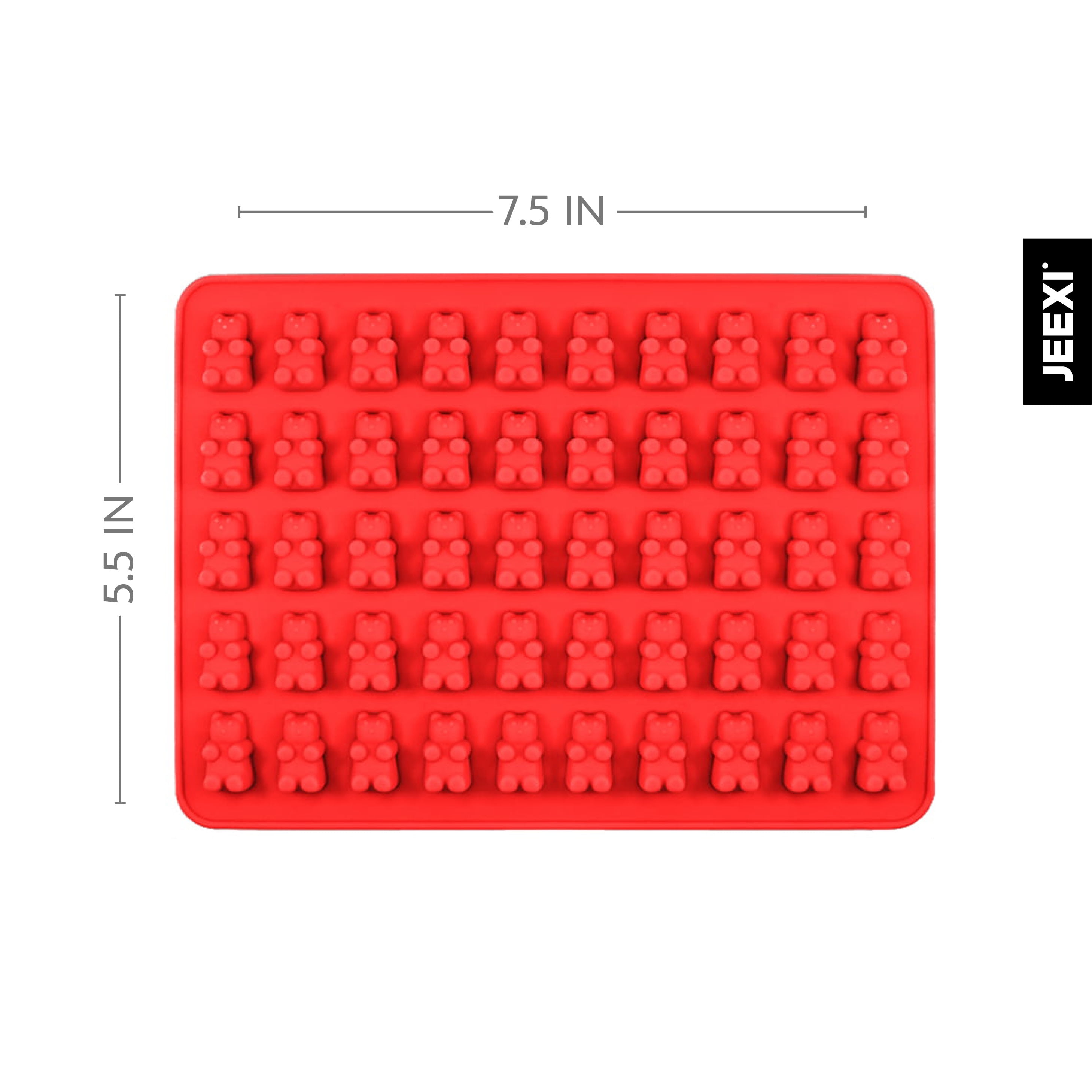 1 mL 1 cm Cube/Square Gummy Mold - Full Sheet Silicone Mold - 1781 Cavities