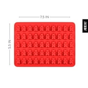 150 Cavities / 3 Trays Gummy Bear Candy Molds Silicone - Chocolate Gummy Molds with 1 Dropper Non-stick Silicone Candy Molds Nonstick Food Grade Silicone