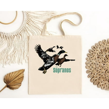 vintage T-Bags for women and men  Ducks The Sopranos Tote Bag  Dr.Melfi Do You Feel Depressed Bag  Tony Since the Duck left I Guess Bag  Sopranos Movie Bag-TH6284
