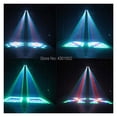 thumbnail image 6 of RGBW Pattern Stage Effect Lighting Projector 64/128LEDs Light Double Head Airship DJ Disco Party Led Lights For Xmas, 6 of 7