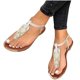 thumbnail image 4 of Señoras Mujeres Verano Clip-Toe Zapatos Pisos Casual Playa Sandalias Wmkox8yii nm5506, 4 of 4