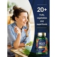 thumbnail image 5 of Multivitamin with Probiotics | 120 Caplets | Fruits and Veggies for Men and Women | by Nature's Fortune, 5 of 5
