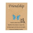thumbnail image 1 of Collar de mariposa para mujer, cadena BFF de aleación, collar de amistad para 2 niñas, collar con colgante de mariposa, joyería, regalos de cumpleaños, 1 of 7