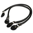 thumbnail image 1 of Pair DIY Replacement Repair Leather Purse/Bag Handles Straps 60cm - Black, 1 of 7
