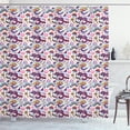 thumbnail image 1 of Ambesonne Fantasy Shower Curtain, Caterpillar, 69"Wx84"L, Multicolor, 1 of 3