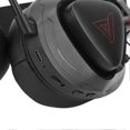 thumbnail image 2 of Wired Gaming Headset with 2.4GHz Receiver, Bluetooth, 4 Modes, Adjustable Headband, Rotatable, Lightweight, Wireless, Black and Red, 2 of 4