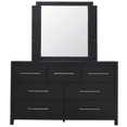 thumbnail image 2 of Progressive Furniture Foxfire Wood Drawer Dresser & Mirror in Midnight Black, 2 of 3