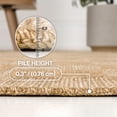 thumbnail image 5 of JONATHAN Y FXV200A-3 Mason Smart Jute Geometric Boho Checker Weave Natural/Beige 3 ft. x 5 ft. Indoor/Outdoor Area Rug, 5 of 9