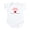 Cloud White, variant on CafePress - Albanian Three Infant Bodysuit - Baby Light Bodysuit, Size Newborn - 24 Months
