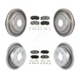 thumbnail image 1 of Transit Auto Front Rear Coated Disc Brake Rotors and Semi-Metallic Pads Kit for Car 2010 Hyundai Elantra Sedan From 03 23 10 KGS-100959, 1 of 11