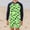 hwj# Green488, variant on Toddler Boys One Piece Swimsuit Long Sleeve Rash Guard Round Neck Short Cartoon Dinosaur Print Swimwear Upf 50+Swim Comfortable Color Block Zip Up Bathing Suit For Youth Teen,Green,2-3 Years