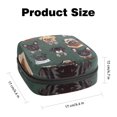 thumbnail image 2 of 1Pc Cute Period Bag Menstrual Cup Pouch, Large Storage Bag Sanitary Purse for Sanitary Napkin Pads, Cute Variety of Dog Faces Pads Organizer for Girls Women, 2 of 6