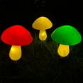 thumbnail image 1 of 6.6ft Mushroom Solar Light with 3/6LEDs Mushroom Stake Lights IP65 Waterproof Mushroom Fairy Light 8 Modes Mushroom Light String for Pathway Patio Garden, 1 of 11