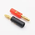 High Quality 4Mm Banana Plug Male Connector Gold Audio Speaker Wire