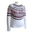 thumbnail image 3 of Suéter George Talla M Ugly Noche Buena Blanco, 3 of 4