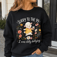 thumbnail image 2 of Christian Shirt, Sorry to the 99 I Was Dilly Dallying Sheep Sweatshirt, Cute Christian Lamb Hoodie, Faith Gift for Women and Church Friends, 2 of 9