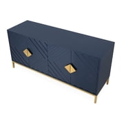 Tennant Brand Navy Blue Marcella versatile Sideboard