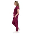 thumbnail image 4 of Hanes ComfortFit Stretch Women's Scrub V-neck and Jogger Set, 4 of 5