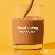 Kate Farms Organic 1.4 High Calorie Nutrition Shake for Adults, Chocolate, 20g Protein, 27 Vitamins and Minerals, Meal Replacement, 11 oz (6 Pack)