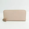 Pre-Owned Saint Laurent 414680 Women's Calfskin Long Wallet (bi-fold) Light Pink (Good)