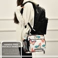 thumbnail image 6 of FORMRS Student Insulated Lunch Bag with Shoulder Strap Reusable Cooler Box for School, Colorful Butterflies, 6 of 9