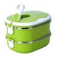 thumbnail image 2 of HLONK Hot Food Container Rectangular Insulation Box Stainless Steel Lunch Box Food Storage Container ‘s Hot Food Insulation Box Food Storage Discount, 2 of 9