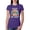 Purple Rush, variant on Proud Cat Daddy Cat Lover Womens Slim Fit Junior Tee, Dark Grey, XX-Large