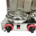 thumbnail image 7 of INTSUPERMAI LPG Gas Shawarma Doner Kebab Machine Grill Machine 2 Burners Vertical Broiler, 7 of 7