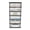 Black+Clear, variant on Shangmakel 6-Tier Clear Plastic Storage Organizer Cart,Rolling Storage Cart for Closet,Storage Tower for Living Room Hallway Dormitory