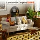 thumbnail image 3 of Simple Hogar Sofá Cama Sillón De 2 Plazas Con 2 Cómodas Almohadas Gris, 3 of 10