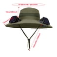 thumbnail image 4 of Kugisaki Sun Hat with Fans Solar Power Fan Wide Brim Sun Hat Fishing Essentials for Hiking Beach Summer Outdoor, 4 of 7