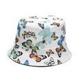thumbnail image 2 of Cheers.US Womens Bucket Hat Butterfly Print Hat Sun Protection Outdoor Cap for Women, 2 of 4