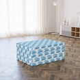thumbnail image 3 of Nautical Foldable Mattress, Curling Summer Ocean Waves, 74.8" x 35.4", Azure Blue and White, by Ambesonne, 3 of 6