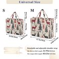 thumbnail image 2 of FORMRS Womens Corduroy Tote Bag Crossbody Shoulder Handbag with Pocket, Red Deer, 2 of 7