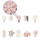 thumbnail image 4 of Creative Kids Hairpin for Baby Made of Cloth Multi Color Hair Accessory 10 Pieces, 4 of 5