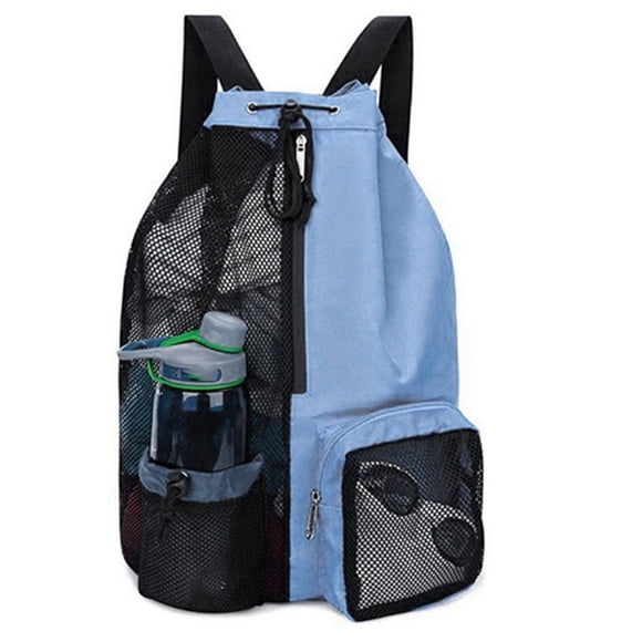 Mochila De Con CordóN Para NatacióN, Gimnasio, Piscina, Equipo De Entrenamiento Y Deportes Azul