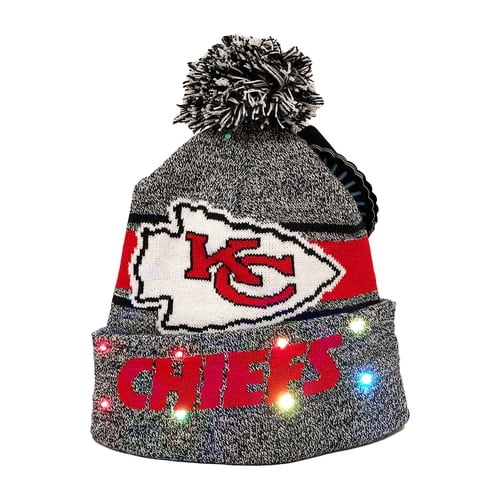Led Knit Pom Beanie Light 