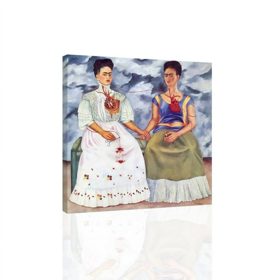 Frida Khalo- The Two Fridas - Canvas OR Print Wall Art