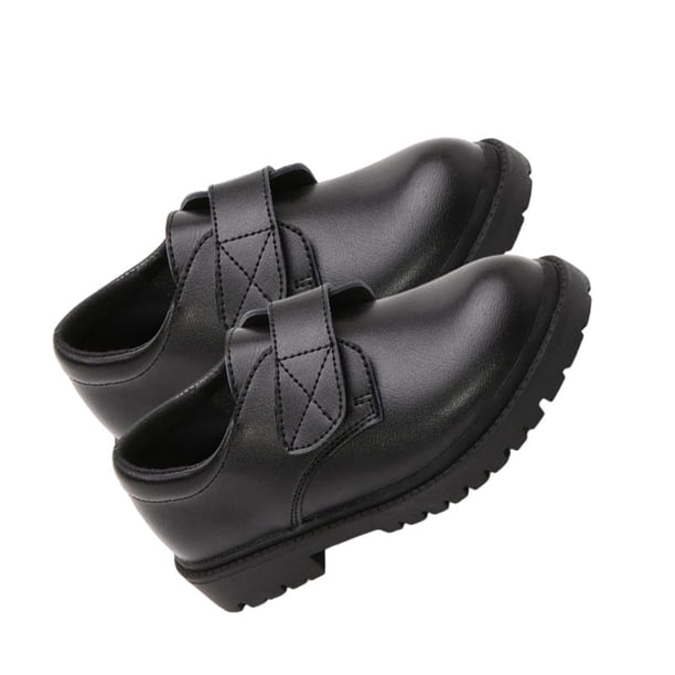 shoe village flushing kids dress shoes leather BFHHYA Boys' Uniform School Formal Casual Slip-On Shoes Soft-Sole Flats for School Classes & Weekend Casual Outings Dark green formal dress