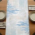thumbnail image 5 of Table Runners 36 Inches Long Dress Scarves, Blue Octopus Coastal Farmhouse Kitchen/Dining Table Runner, Short Coffee Tablerunners, Coral Summer Beach Nautical Ocean Blue 13x36 Inch, 5 of 9