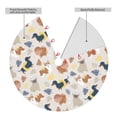 thumbnail image 2 of Lsque Dogs Print Christmas Tree Skirt, Tree Skirt with Ties or Velcro, Perfect for Holiday Decorations, Halloween, and New Year-36", 2 of 7