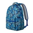thumbnail image 2 of Hawaii Tropical Wind Palm Leaves Backpack for Students: Durable Lightweight Laptop Daypack, Large Capacity Bookbag with Padded Sleeve, Perfect Gift for High School College, 2 of 6