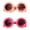Style1, variant on 2Pcs Baby Sunglasses,Cute Trendy Design Toddler Sunglasses Age 2-4,Multi-Occasion Use Infant Sunglasses,Style1