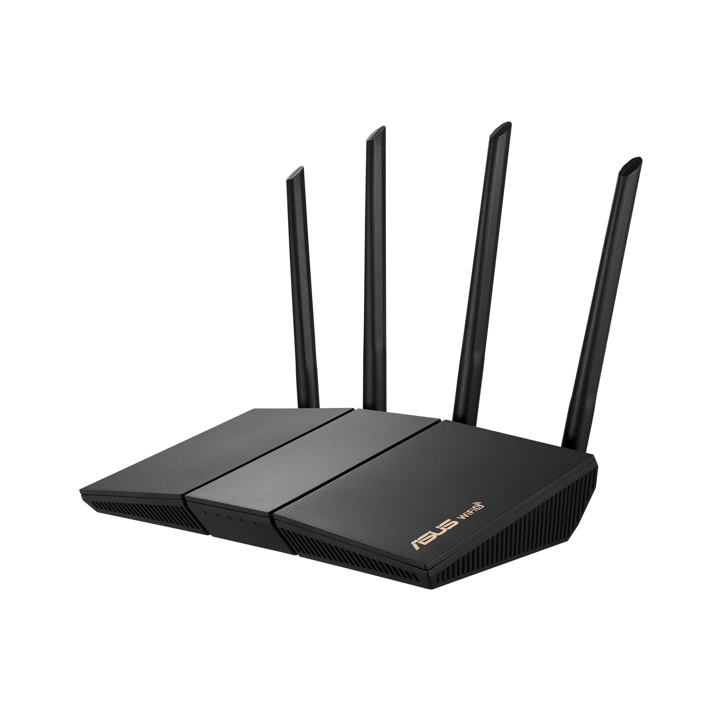 ASUS RT-AX1800S Dual Band WiFi 6 (802.11ax) Router Supporting MU-MIMO and OFDMA Technology, AiProtection Classic Network Security Powered by Trend Micro