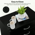 thumbnail image 3 of Enyopro 4 Drawer Dresser for Bedroom, Black Wooden Chest of Drawers, Modern 4 Drawer Chest Storage Dresser for Closet, Living Room, Hallway, 3 of 9