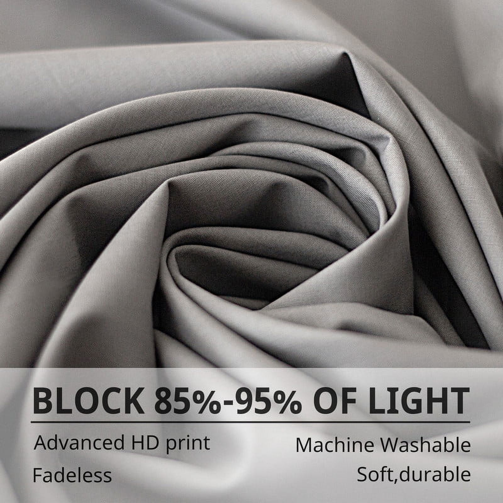 Modern Simple Style Curtains, Ocean Curtains, Blackout Curtains, Suitable for Room Bedroom Decoration(Rod pocket)
