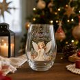 thumbnail image 7 of Christmas Glasses, Stemless Drinking Glass Cups for Xmas Birthday Party Home Kitchen Tabletop Holiday Decor, 7 of 7