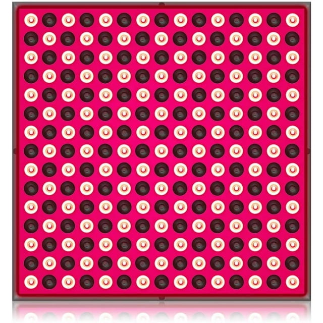 Appareil de Luminothérapie Rouge et Infrarouge Haute Puissance de 45 W avec 225 Faisceaux - Lampe de Beauté Portable pour la Maison pour le Rajeunissement de la Peau, l'Amplification du Collagène et la Réduction des Rides, Inclut Prise US, Câble d'Interrupteur d'Alimentation et